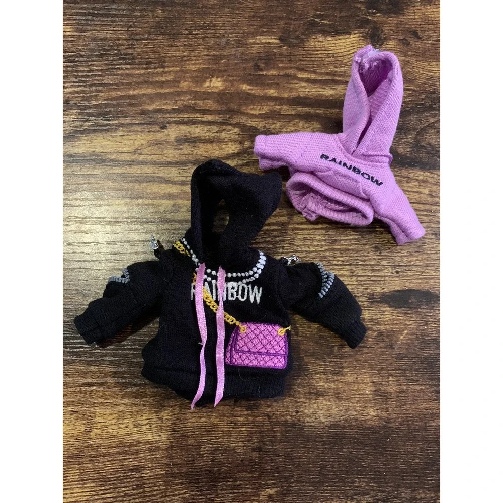 2021 Rainbow High Doll Emi Vanda Black & Purple Replacement Hoodies